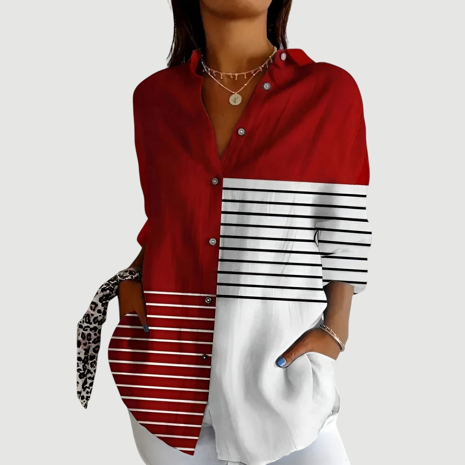 Fenja | Kunstnerisk Blomsterbluse