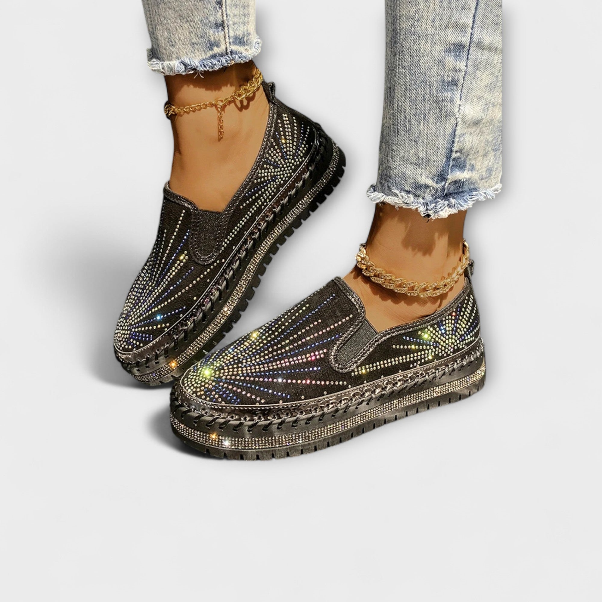 Sable | Slip-on med glitrende steindetaljer