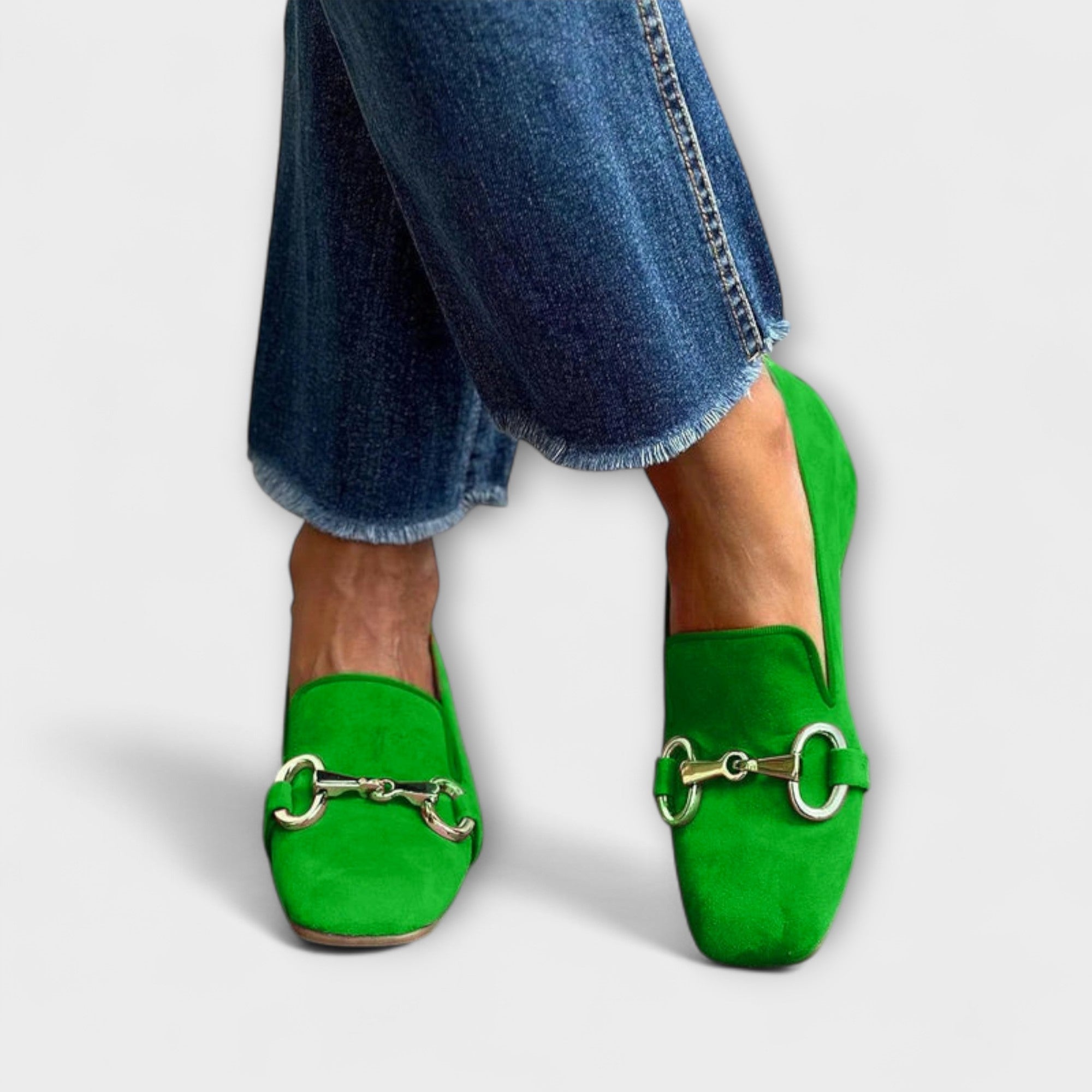 Taliah | Klassiske loafers med metallspenne